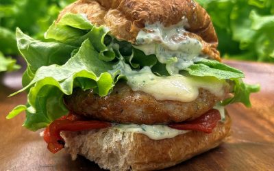 Turkey Sliders with Basil Aioli